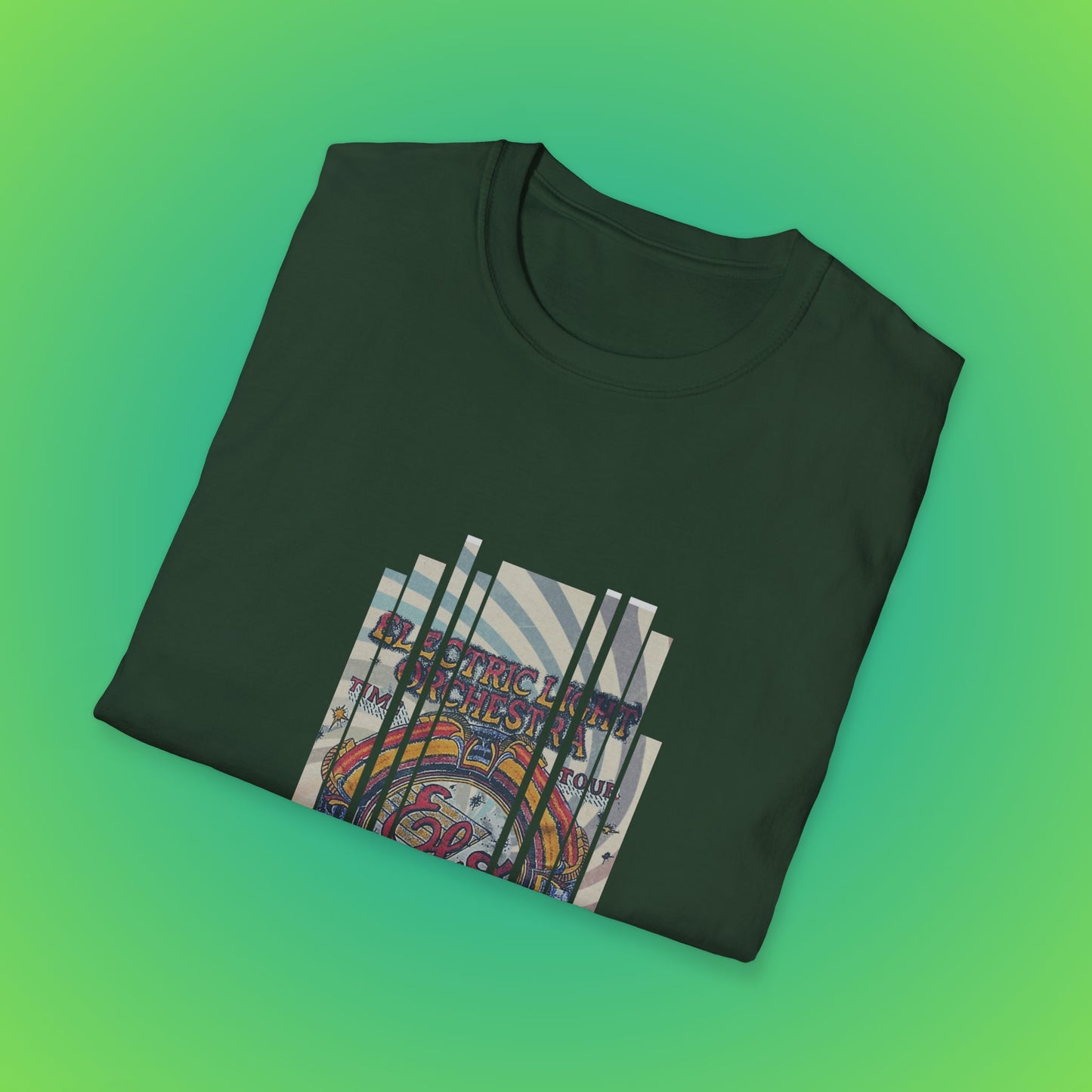 UK ELO Time Tour Unisex Softstyle T-Shirt image 25