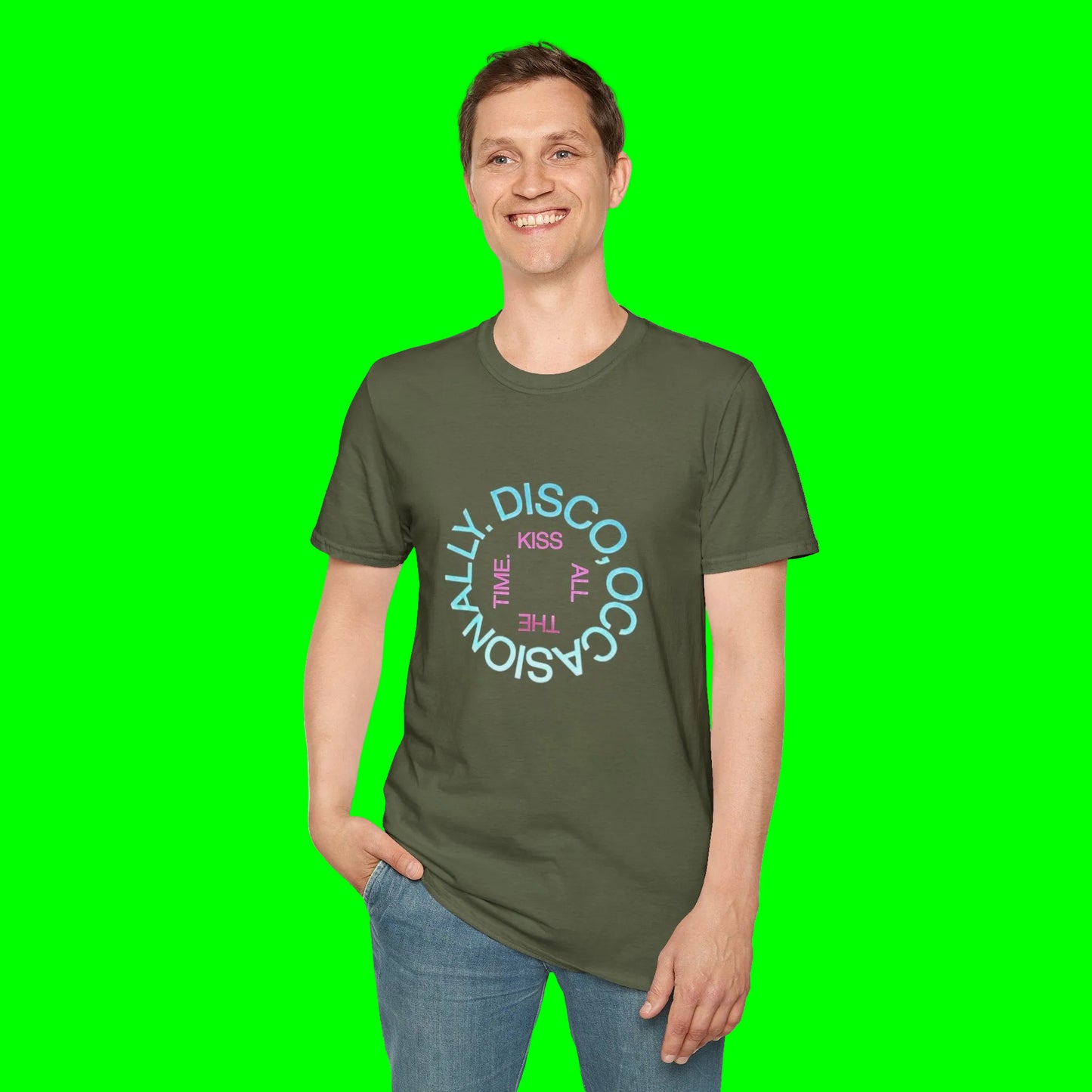 Harry Styles Kiss All the Time Disco Occasionally Graphic T-Shirt