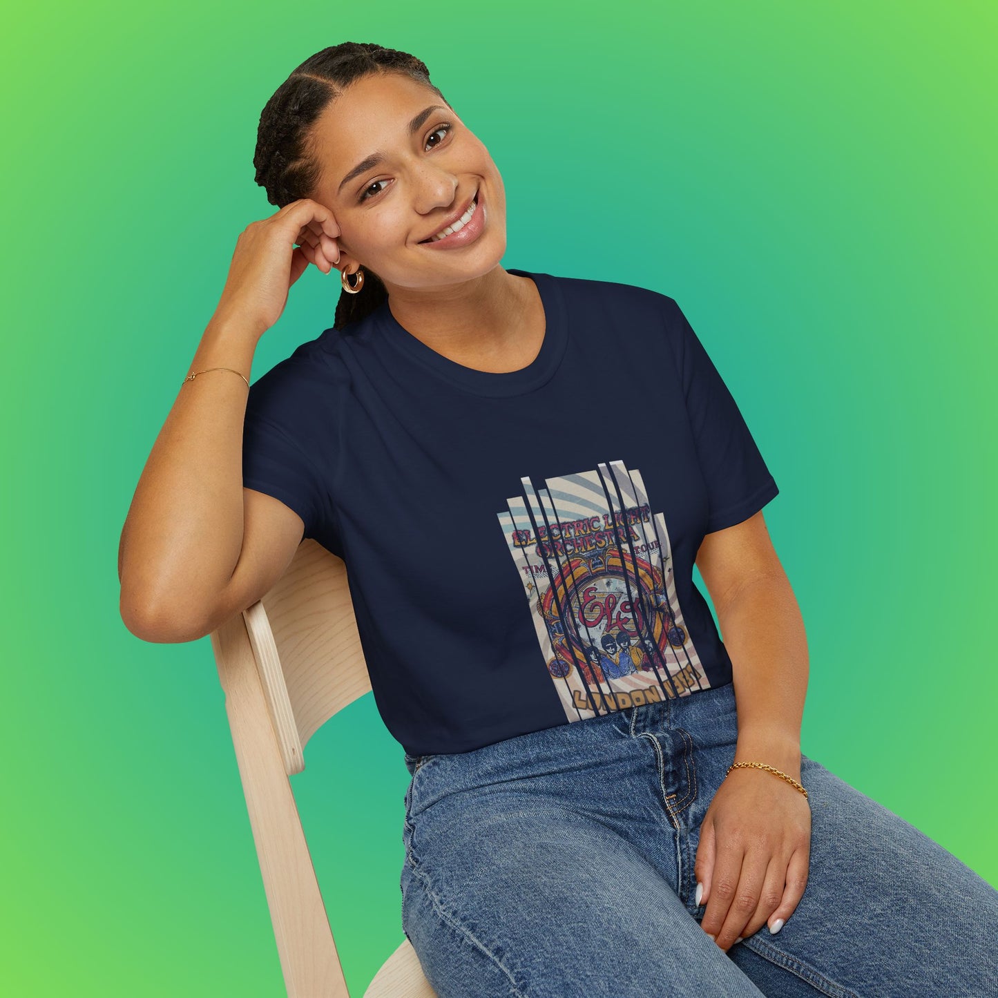 UK ELO Time Tour Unisex Softstyle T-Shirt image 34