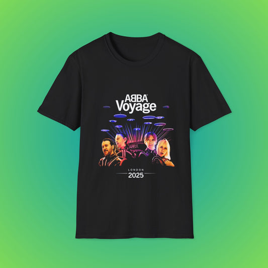 ABBA Voyage Unisex T-Shirt | Concert Fan Tee | Retro Music Apparel, Music Lover Gift, 2025 Event Shirt, Festival Wear