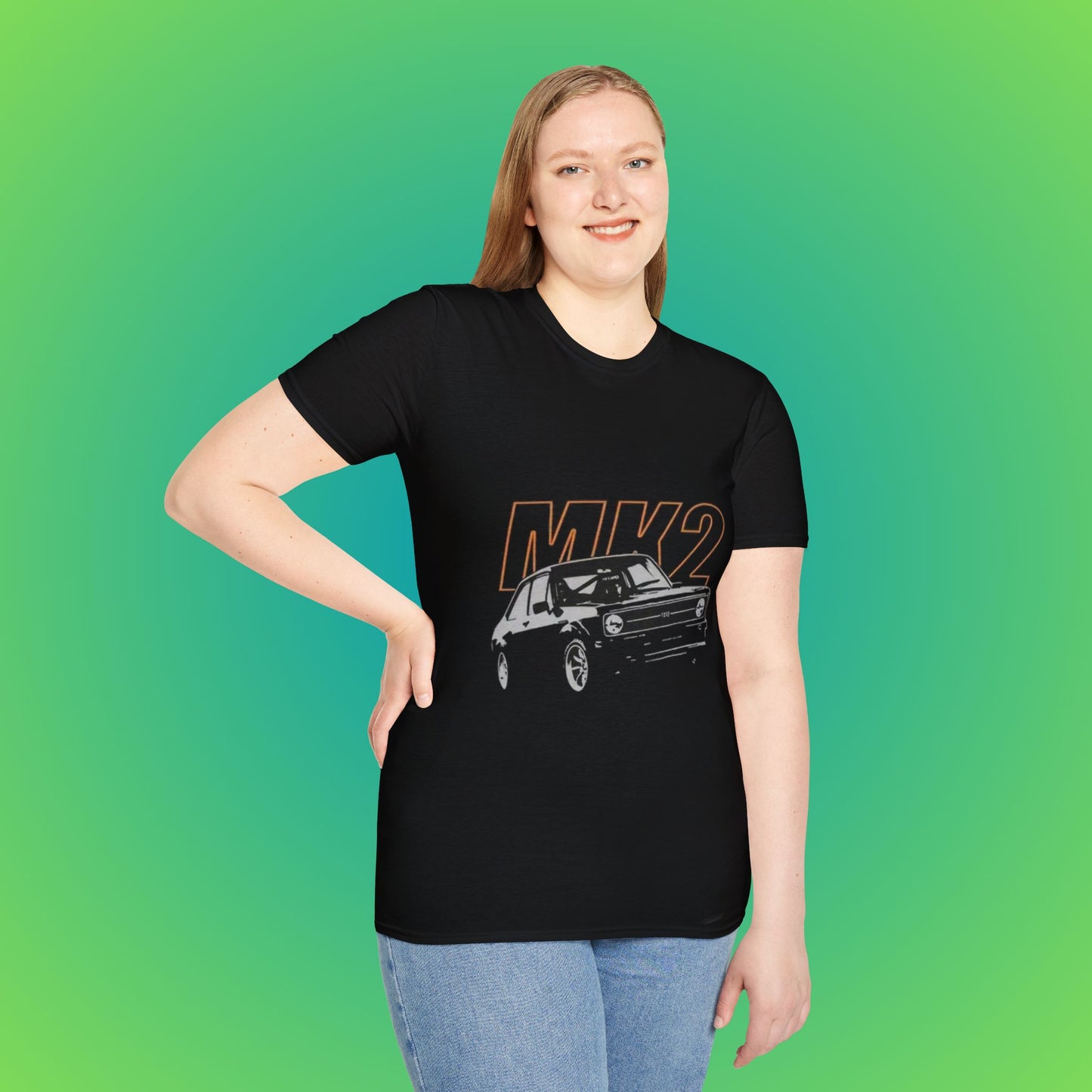 Retro MK2 Ford Escort T-Shirt