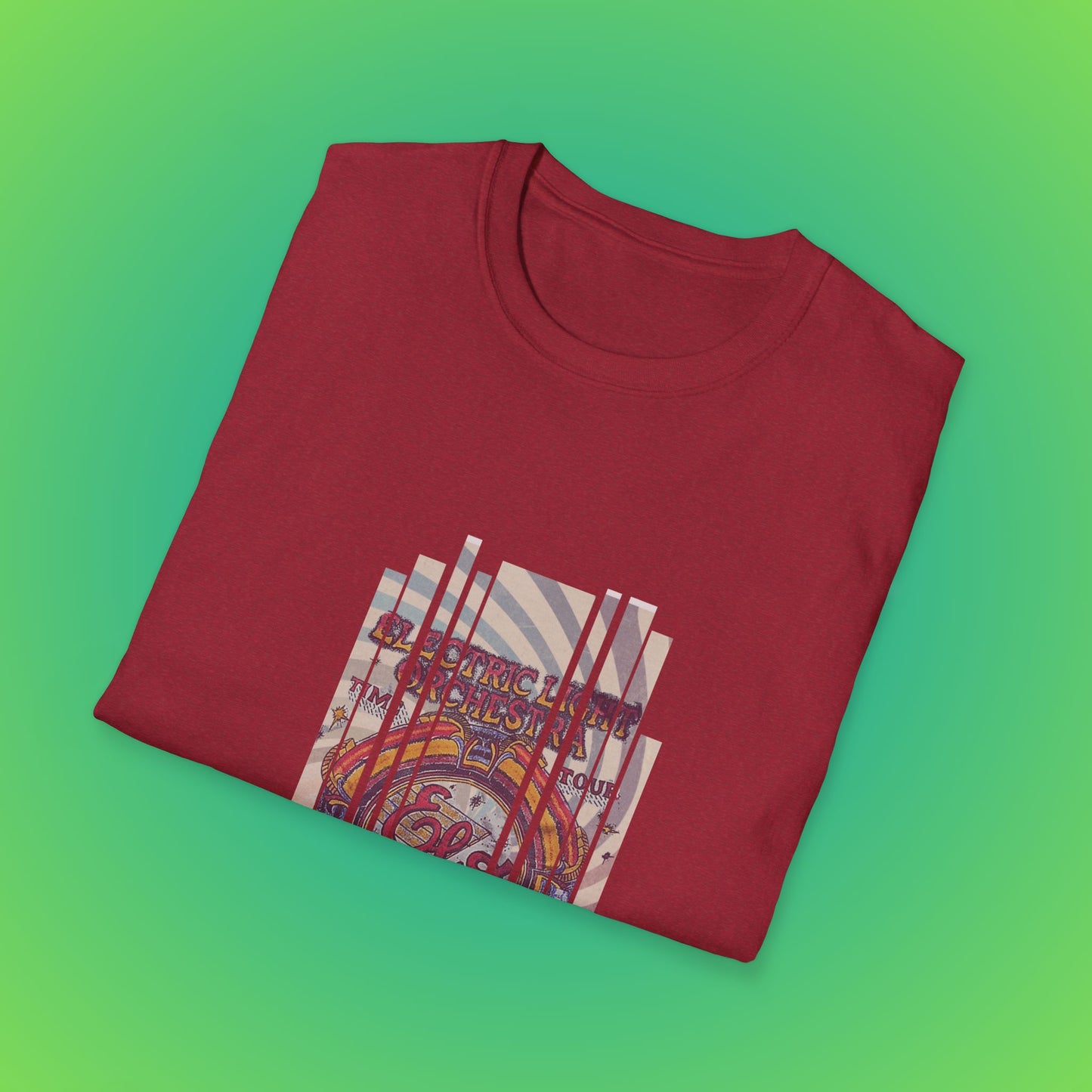 UK ELO Time Tour Unisex Softstyle T-Shirt image 37