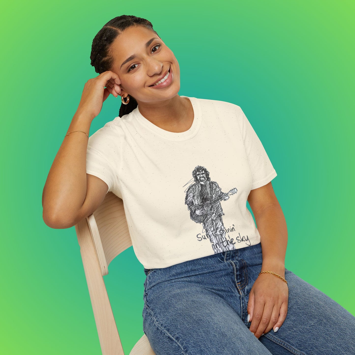 Sunshine Music Unisex T-Shirt, Casual Tee, Music Lover Gift, Festival Shirt, Graphic T-Shirt, Summer Top image 10