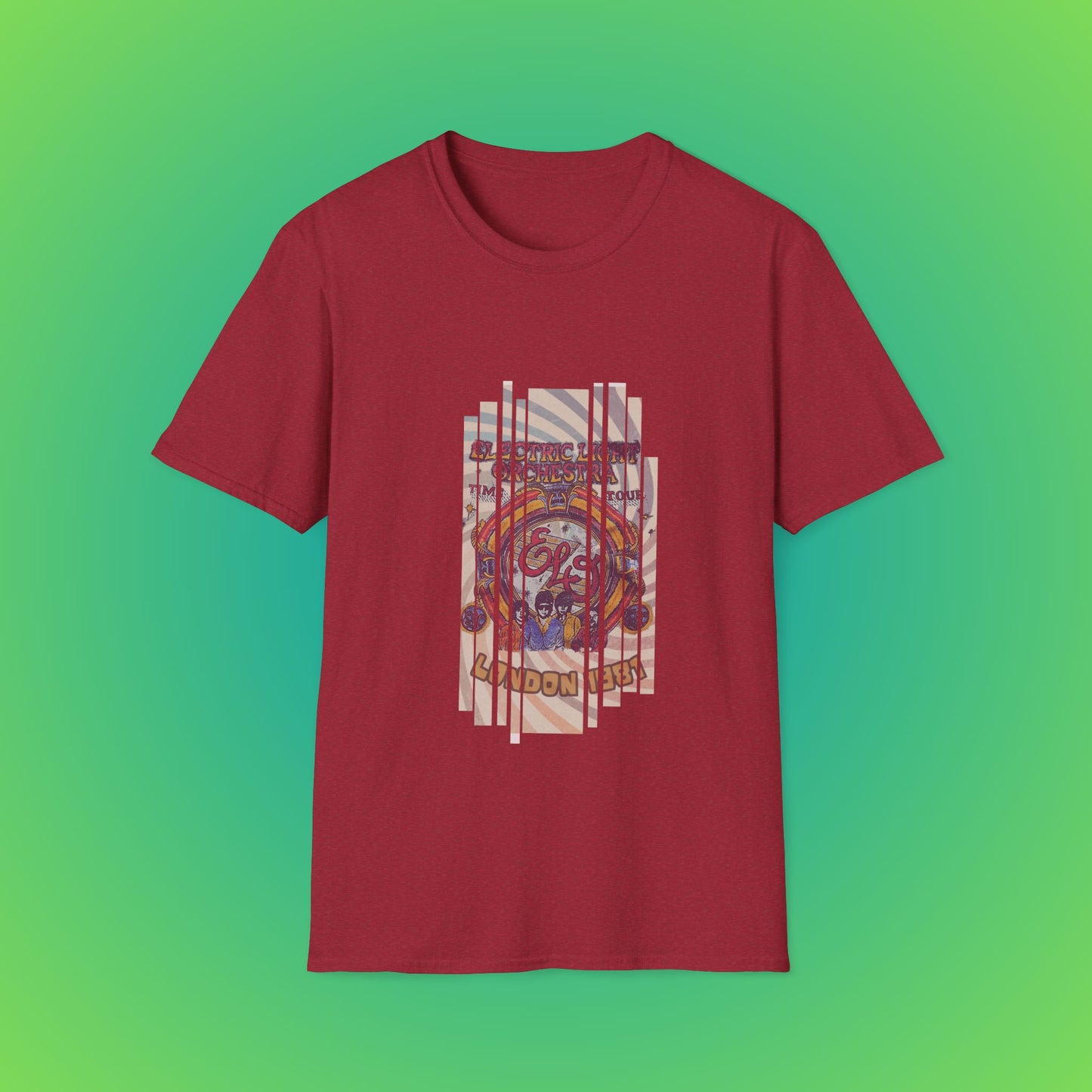 UK ELO Time Tour Unisex Softstyle T-Shirt image 36