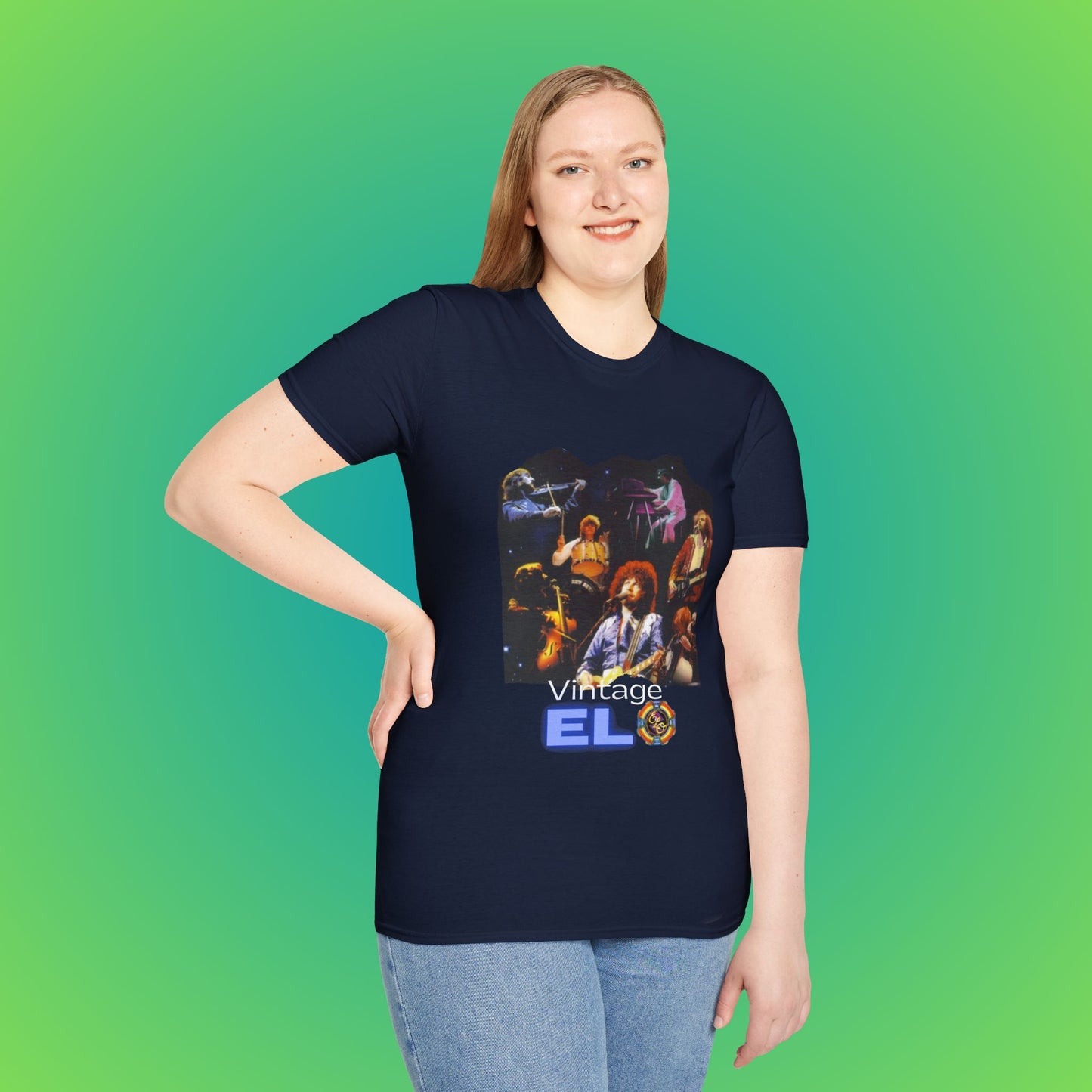 Uk Vintage ELO Unisex Softstyle T-Shirt image 8