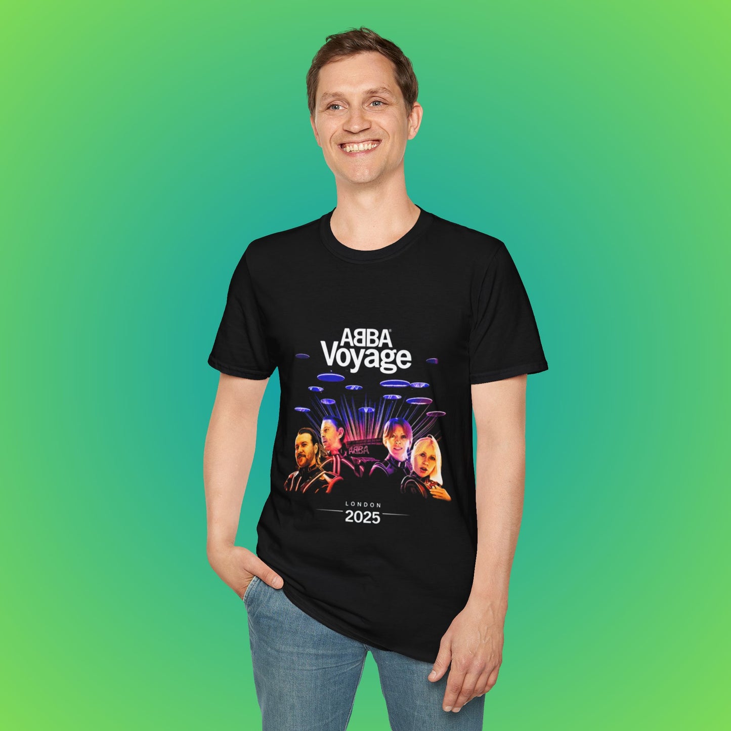 ABBA Voyage Unisex T-Shirt | Concert Fan Tee | Retro Music Apparel, Music Lover Gift, 2025 Event Shirt, Festival Wear