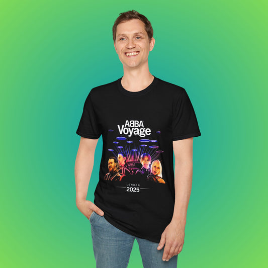 ABBA Voyage Unisex T-Shirt | Concert Fan Tee | Retro Music Apparel, Music Lover Gift, 2025 Event Shirt, Festival Wear