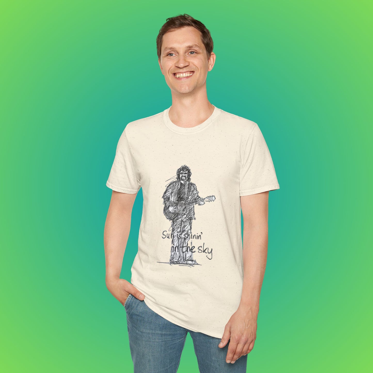 Sunshine Music Unisex T-Shirt, Casual Tee, Music Lover Gift, Festival Shirt, Graphic T-Shirt, Summer Top image 9