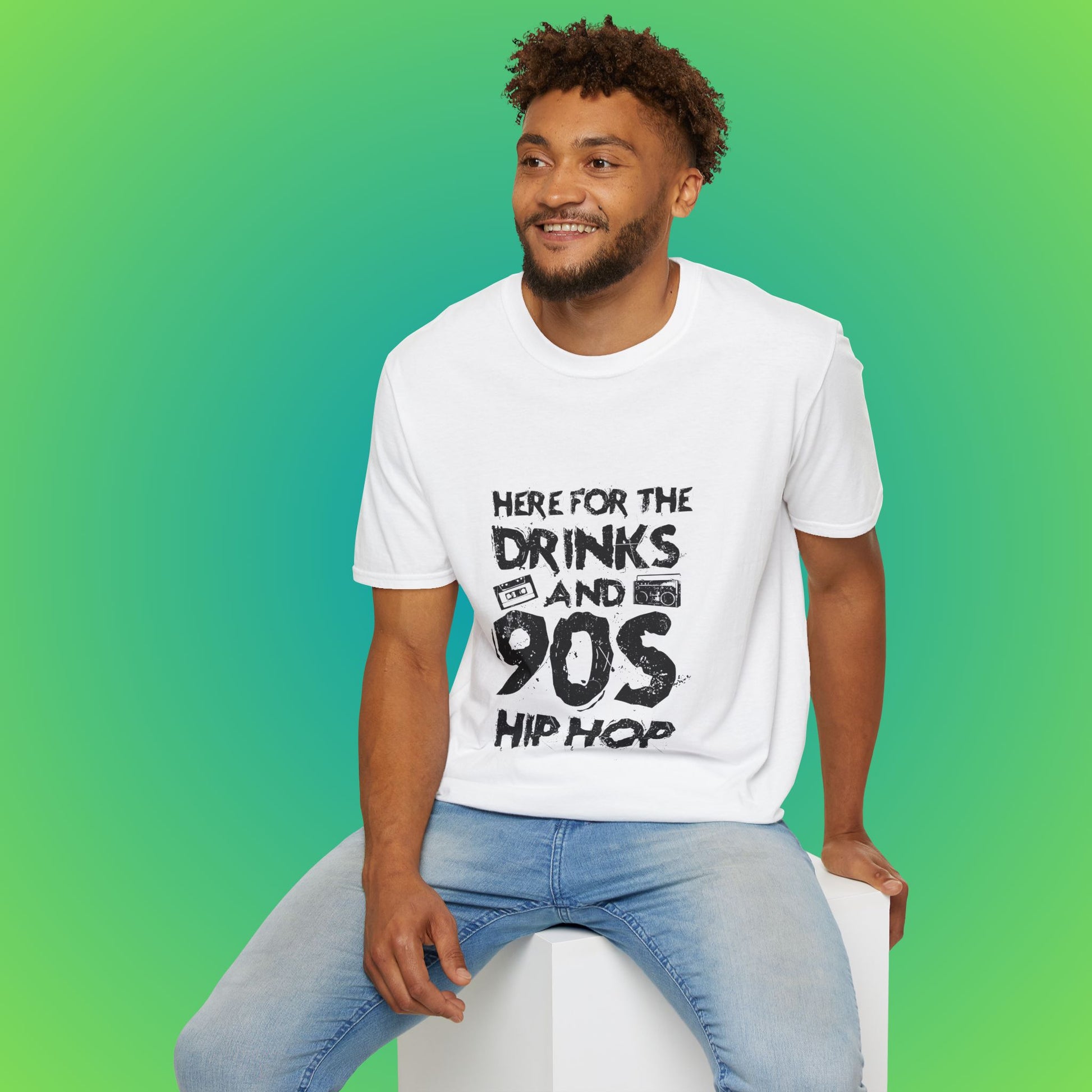 90s Hip Hop Unisex Softstyle T-Shirt image 9
