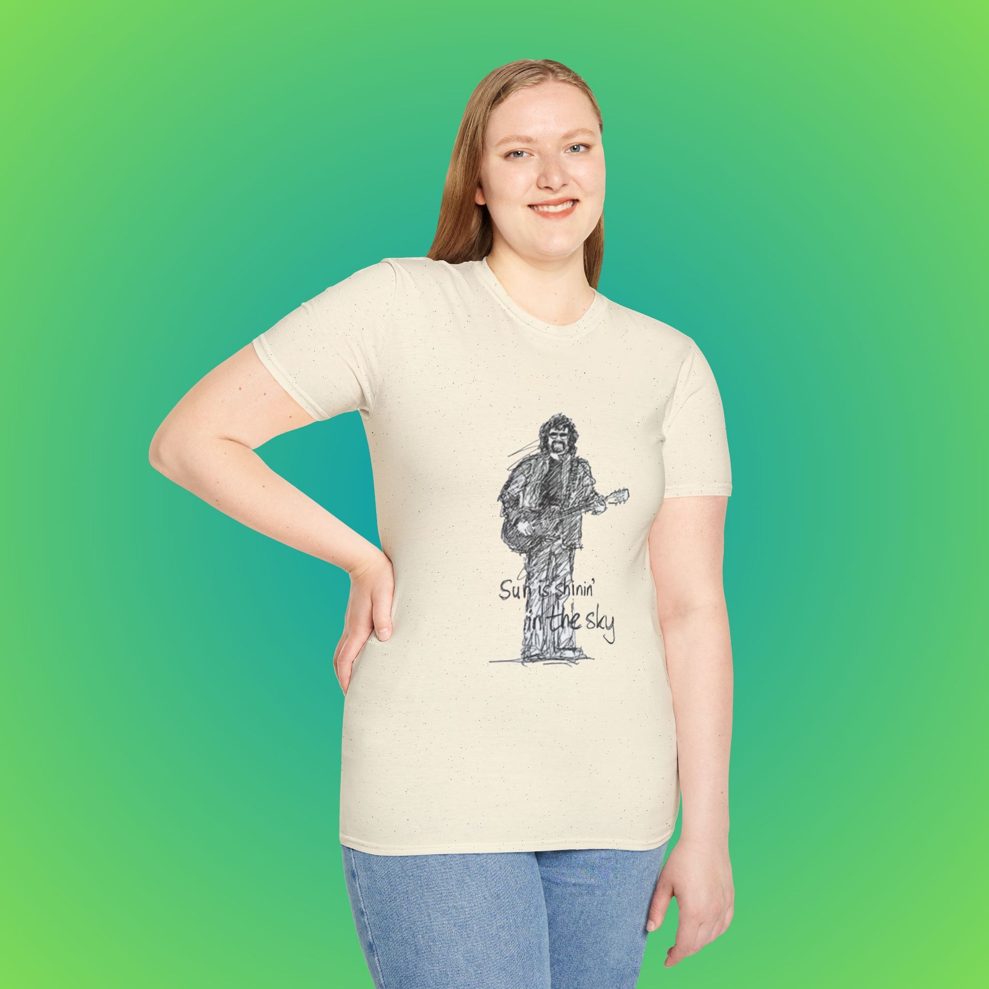 Sunshine Music Unisex T-Shirt, Casual Tee, Music Lover Gift, Festival Shirt, Graphic T-Shirt, Summer Top image 8