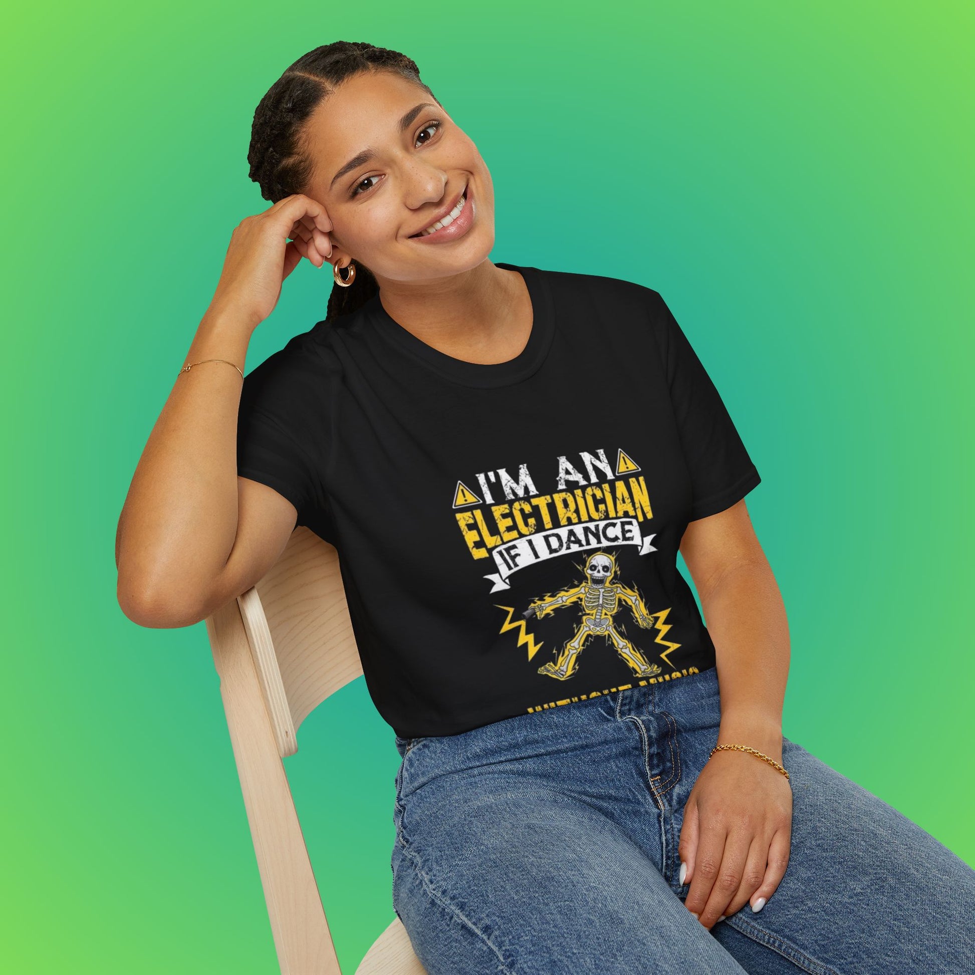 Electrician Funny T-Shirt image 4