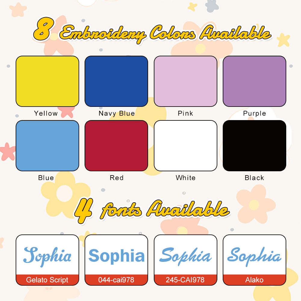 Personalized Bear Ear Embroidery Dressing Gown Gift for Kid