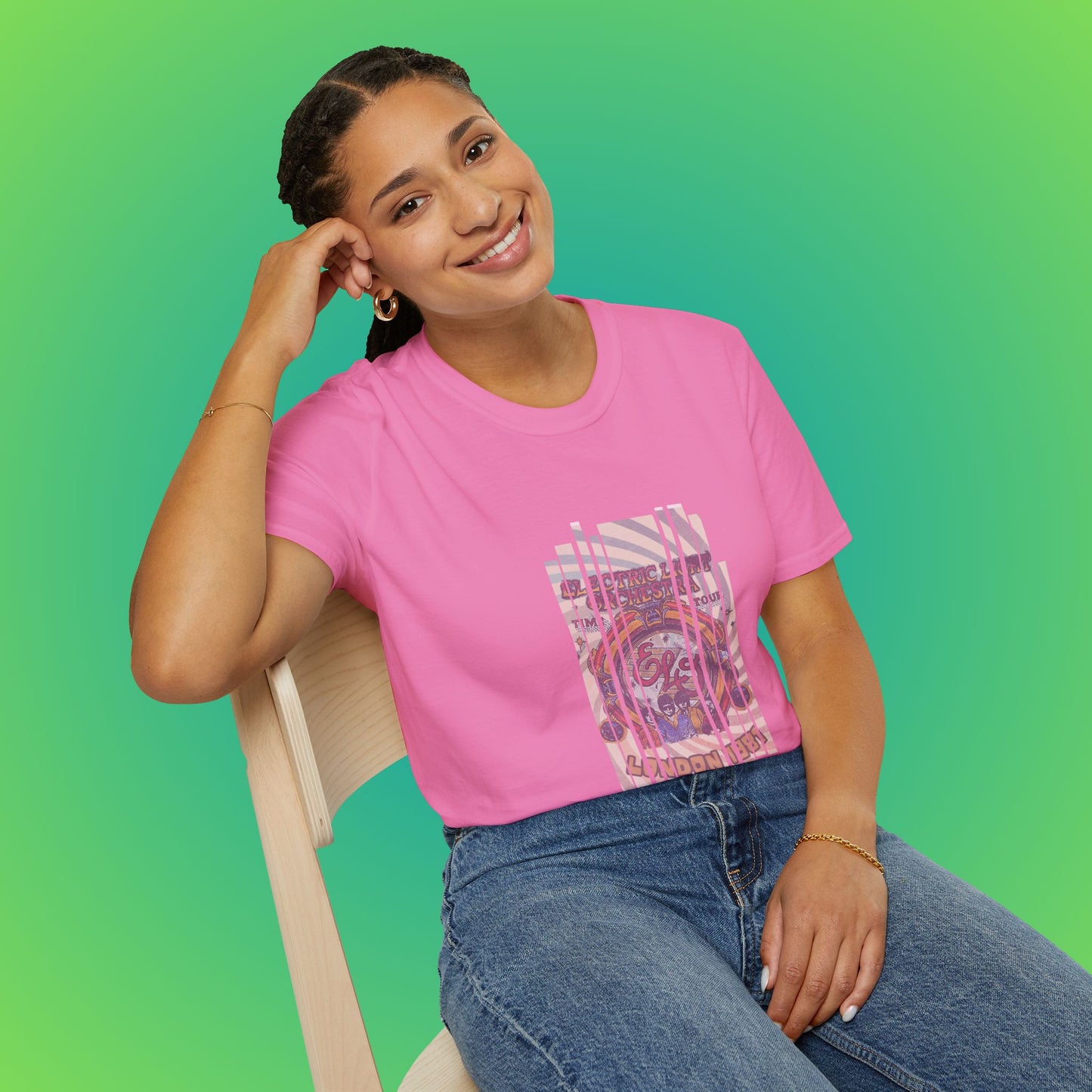 UK ELO Time Tour Unisex Softstyle T-Shirt image 4