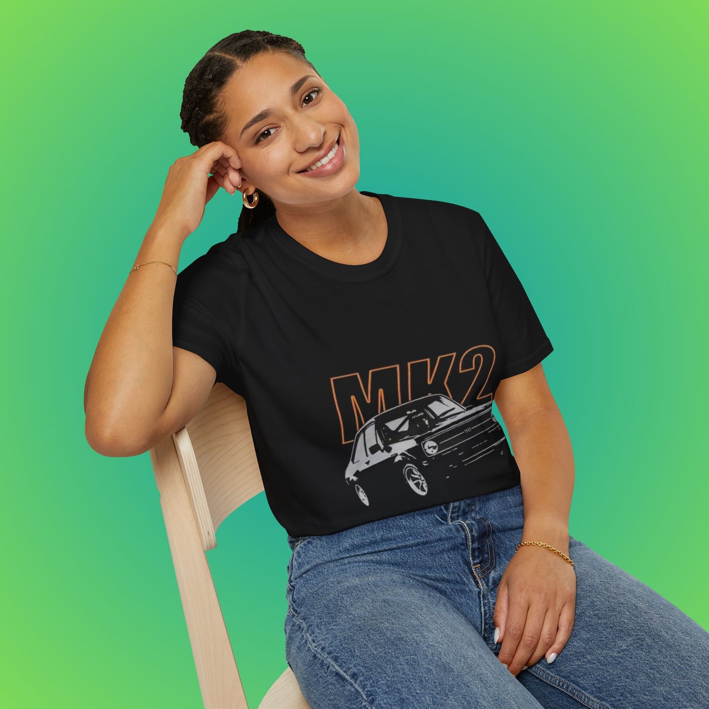 Retro MK2 Ford Escort T-Shirt