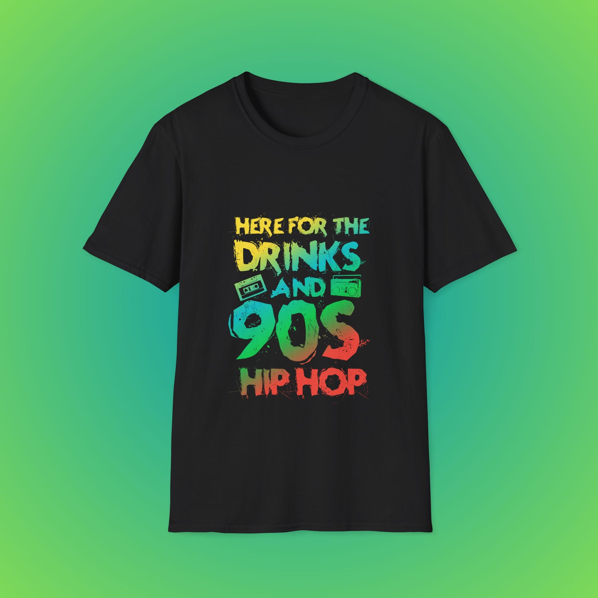 90s Hip Hop Unisex Softstyle T-Shirt image 1