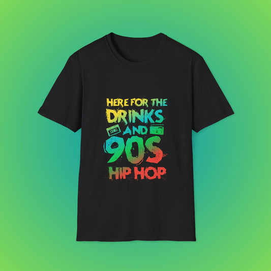 90s Hip Hop Unisex Softstyle T-Shirt image 1