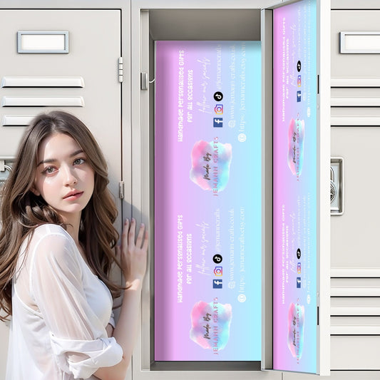 School Locker Magnetic Wallpaper 2 pcs