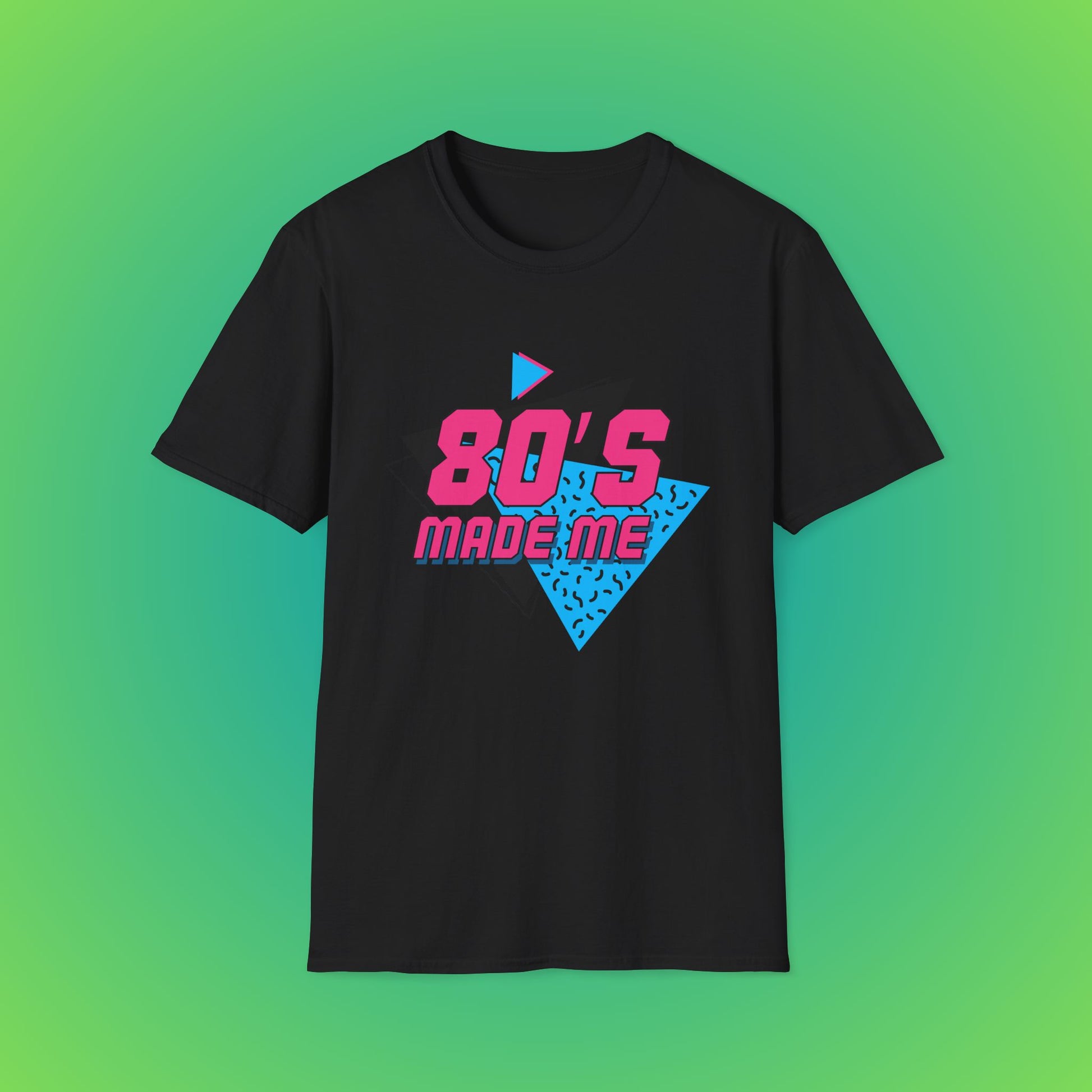 80s Disco Softstyle T-Shirt - Black, S image