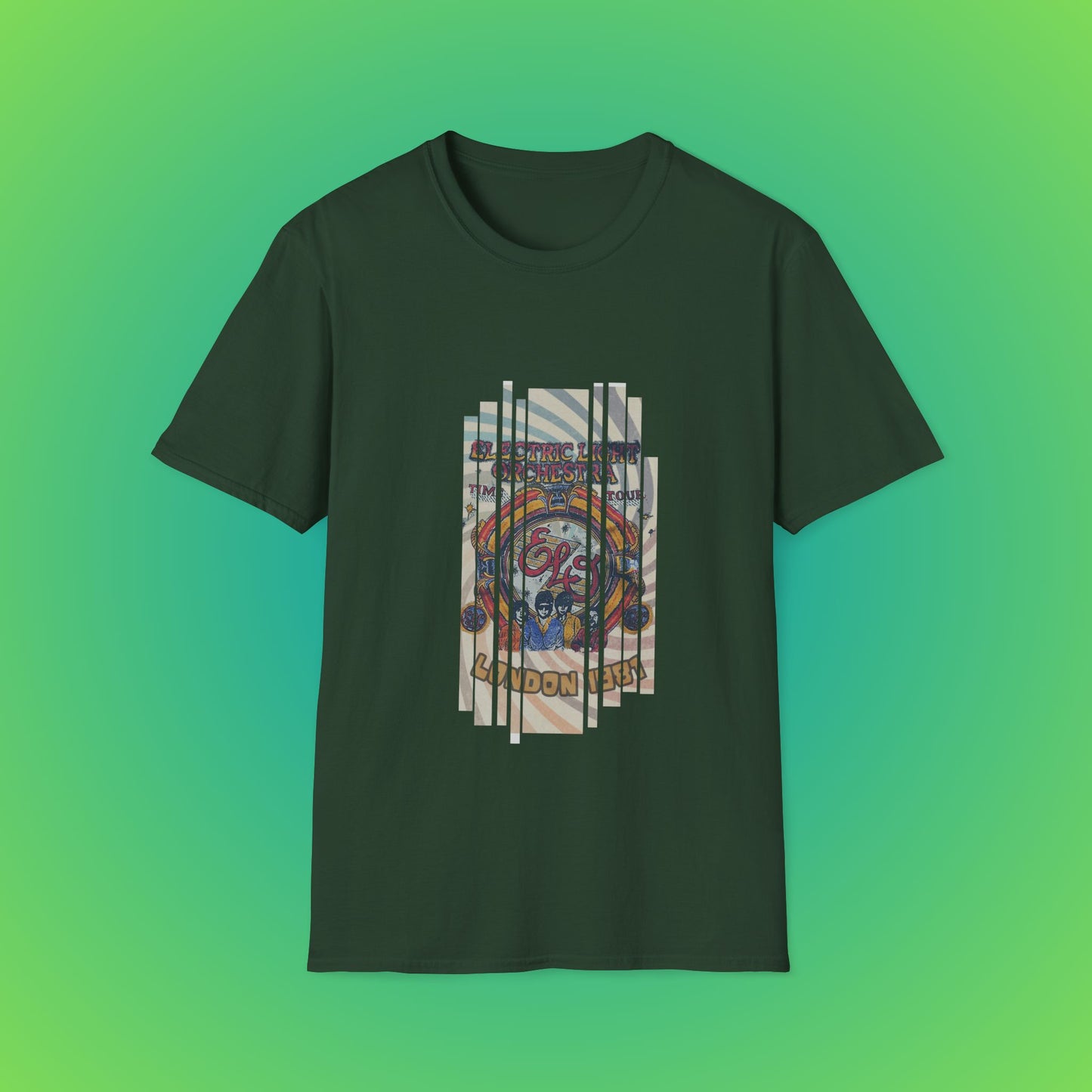 UK ELO Time Tour Unisex Softstyle T-Shirt image 24