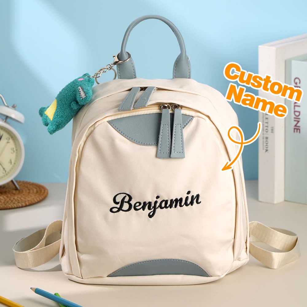Personalized Name Embroidery Backpack Custom Mini Backpack School Bags Gift for Kids