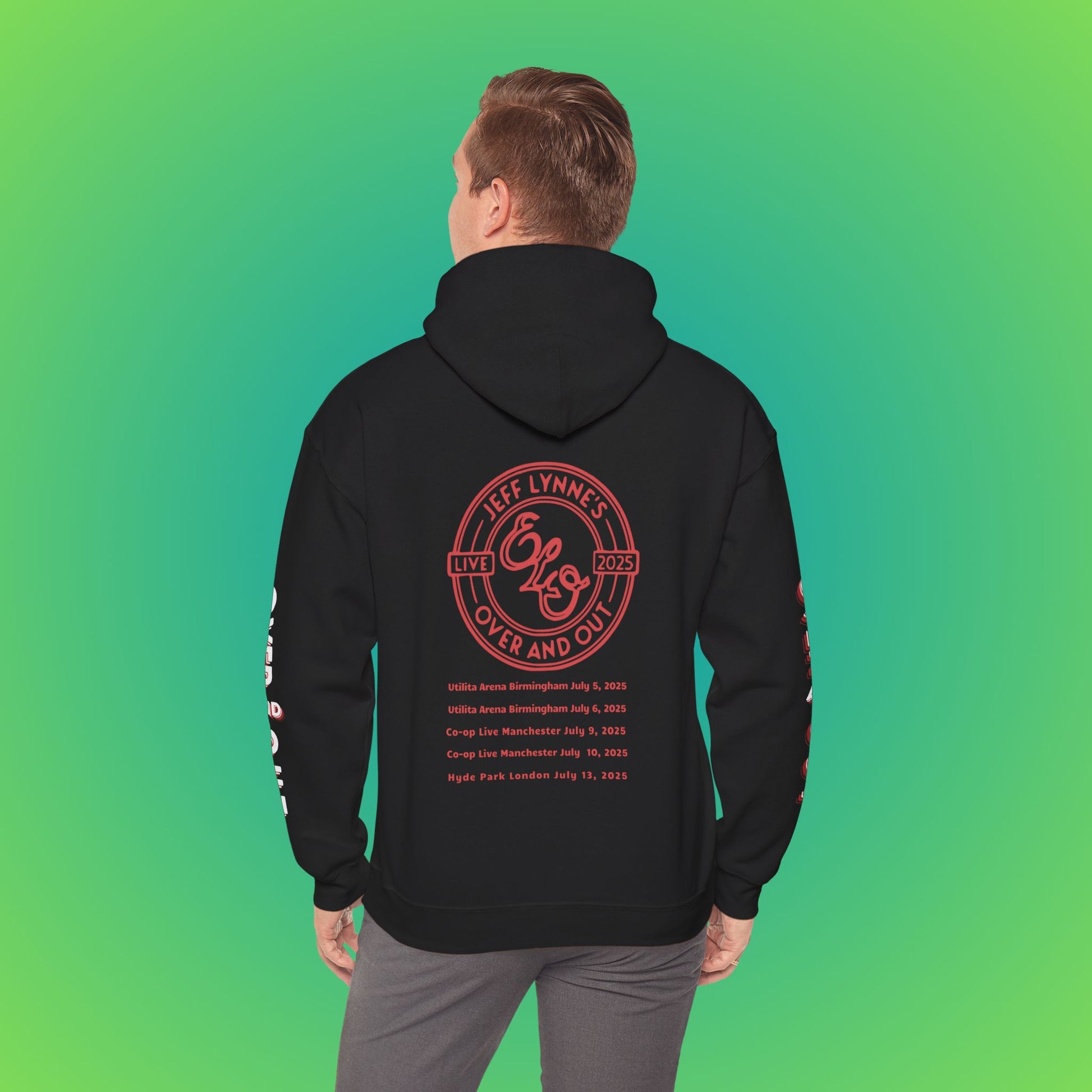 ELO UK Unisex Heavy Blend™ Hooded Sweatshirt - Black, 3XL image