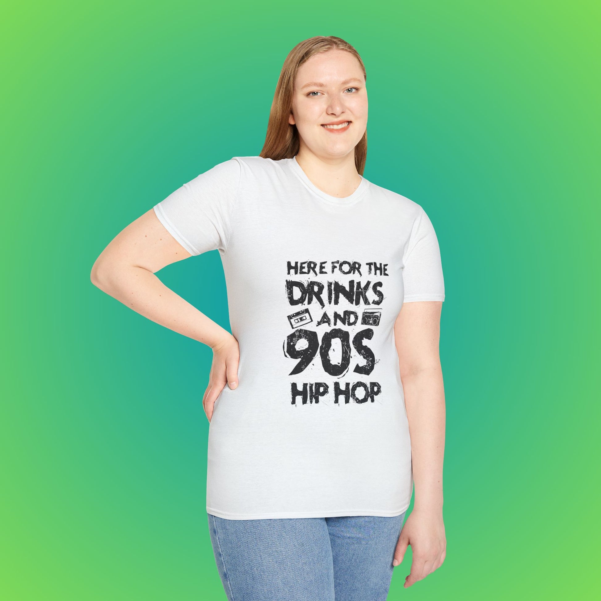 90s Hip Hop Unisex Softstyle T-Shirt image 6