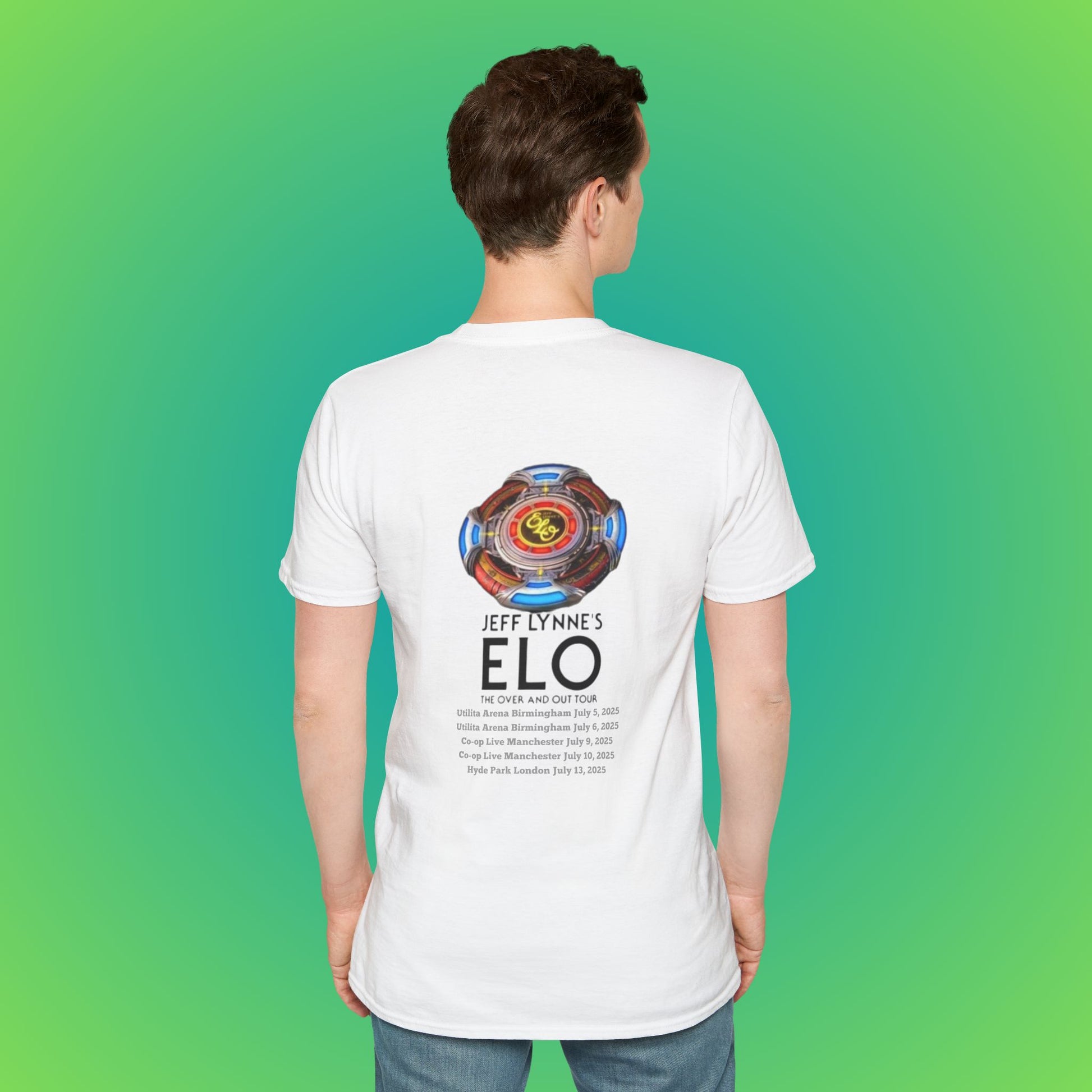 ELO Tour T-Shirt, Unisex Concert Tee, Festival Wear, Music Lover Gift, Vintage Style Tee, Jeff Lynne Merch image 5