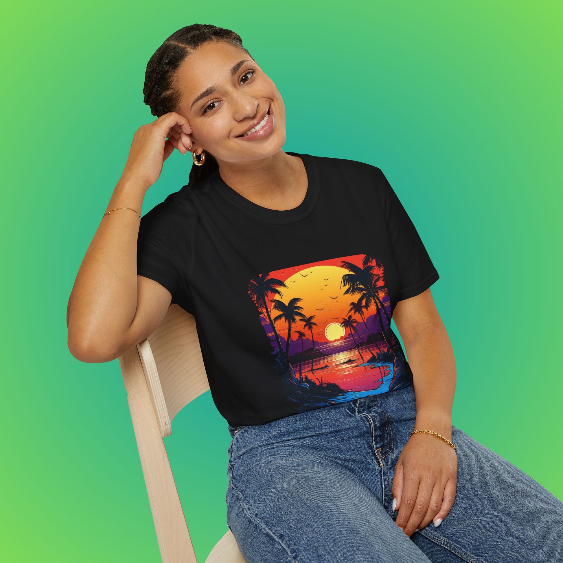 Tropical bird sunset beach seen image 3