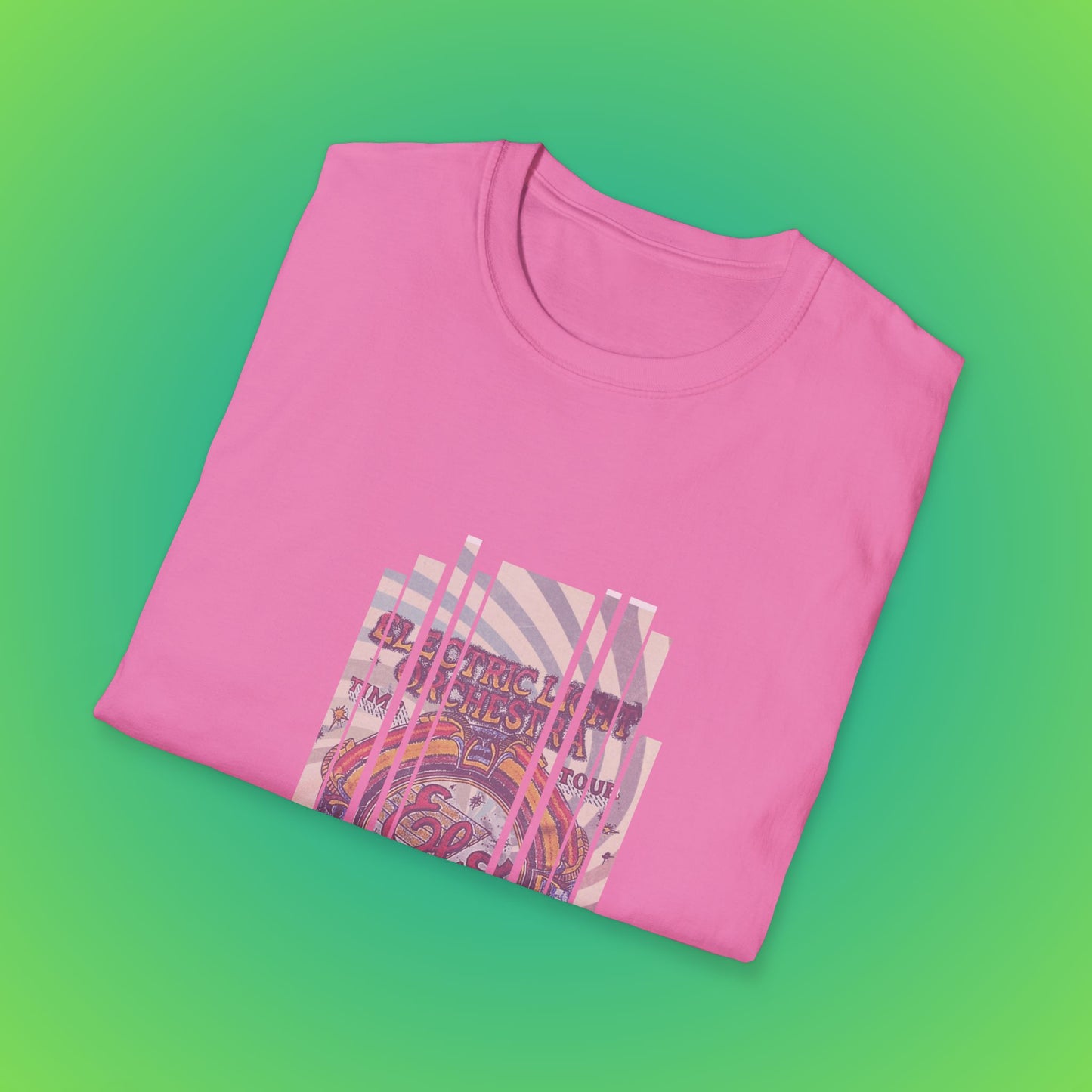 UK ELO Time Tour Unisex Softstyle T-Shirt image 2