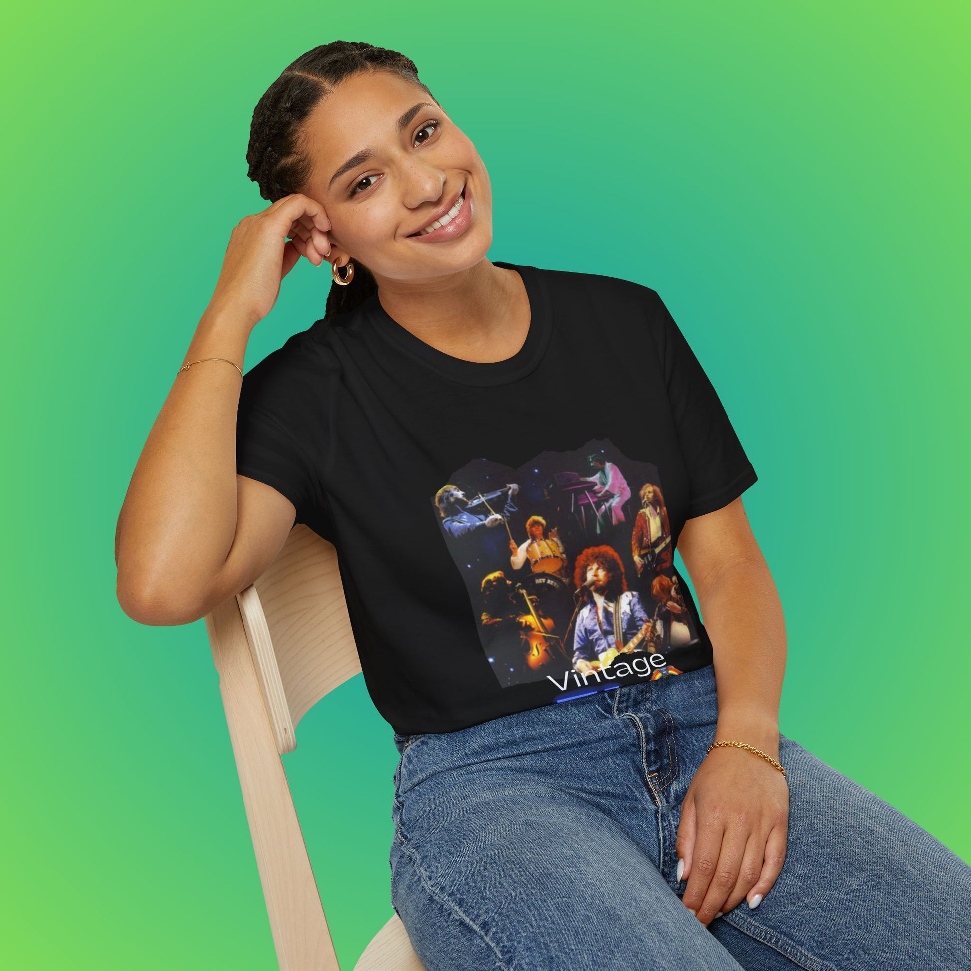 Uk Vintage ELO Unisex Softstyle T-Shirt image 4