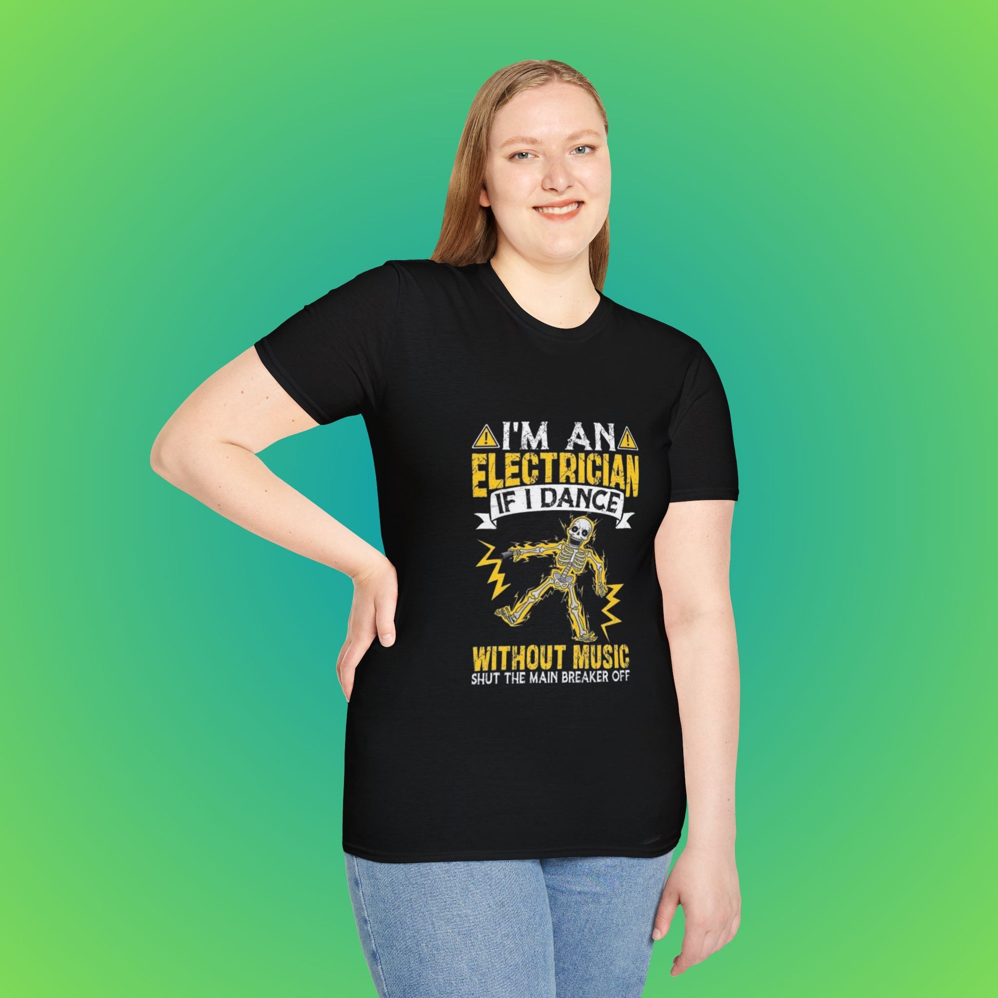 Electrician Funny T-Shirt image 3