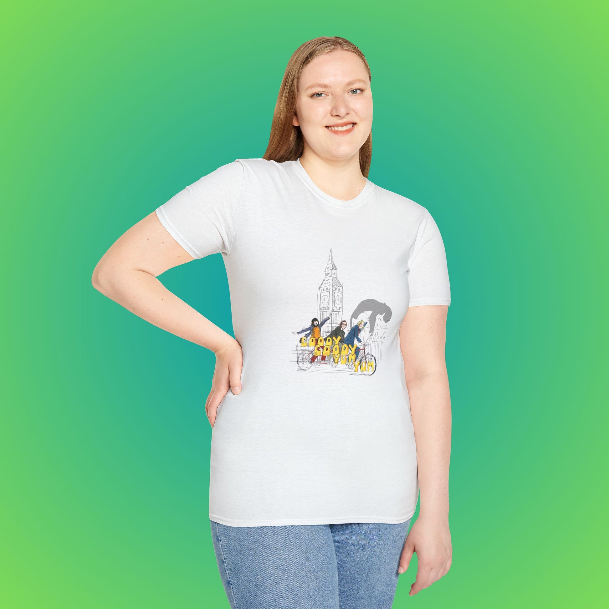 70s Goodies Unisex T-Shirt - White, XL image