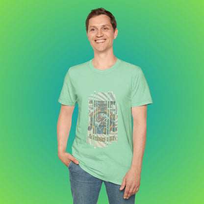UK ELO Time Tour Unisex Softstyle T-Shirt image 21