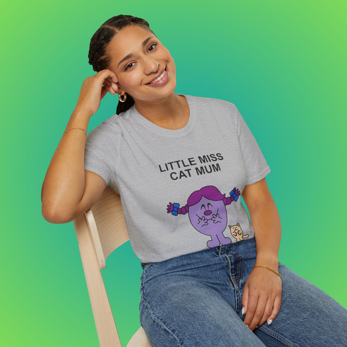 Little Miss Cat Mum T-Shirt