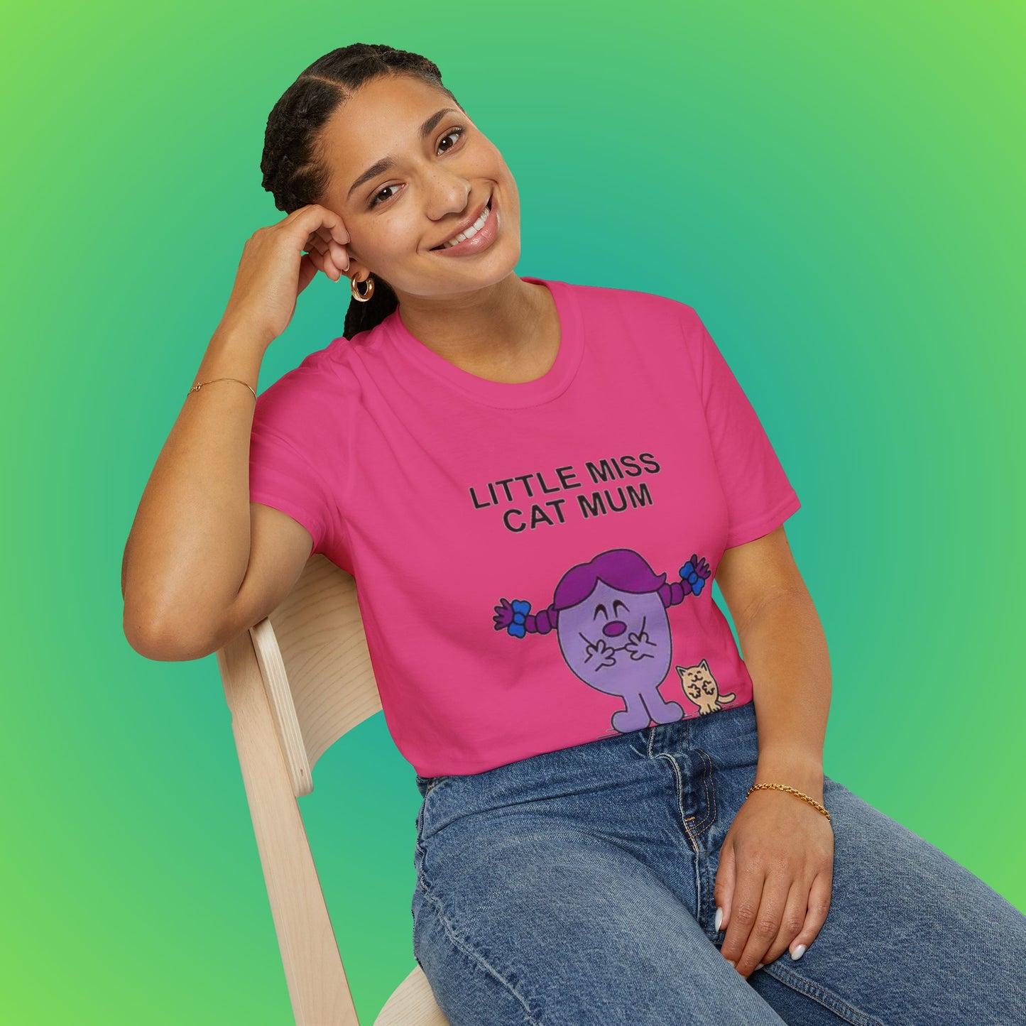 Little Miss Cat Mum T-Shirt