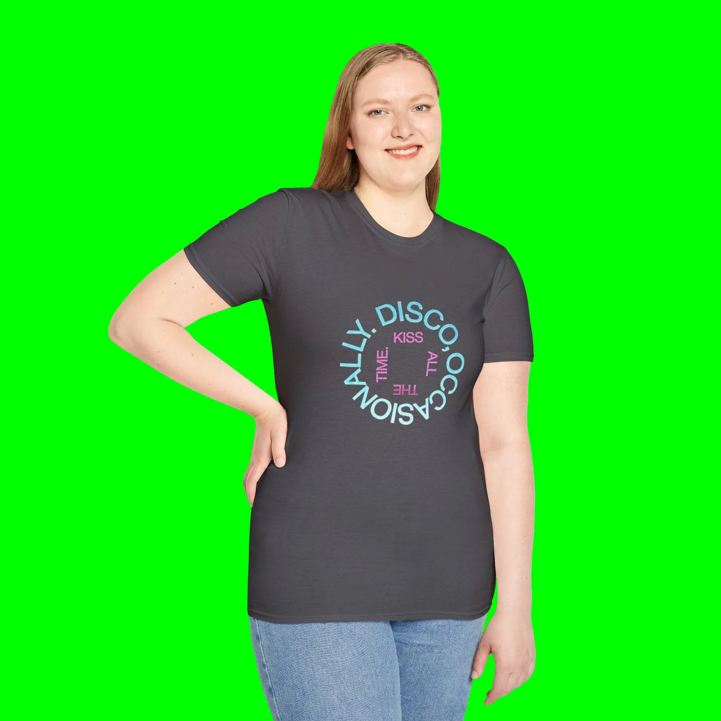 Harry Styles Kiss All the Time Disco Occasionally Graphic T-Shirt