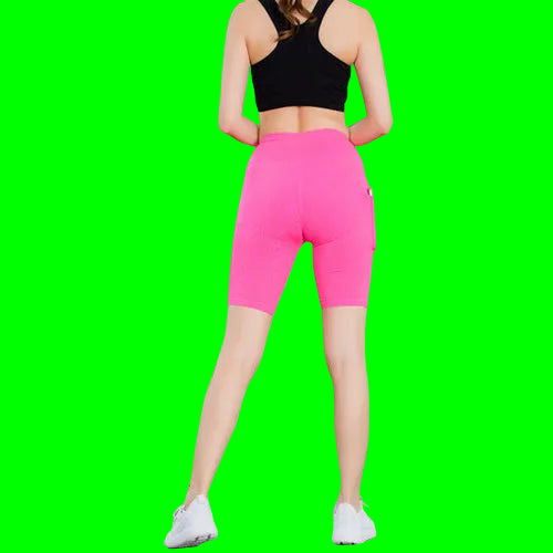 All Seasons Yoga Shorts Stretchable With Phone Pocket