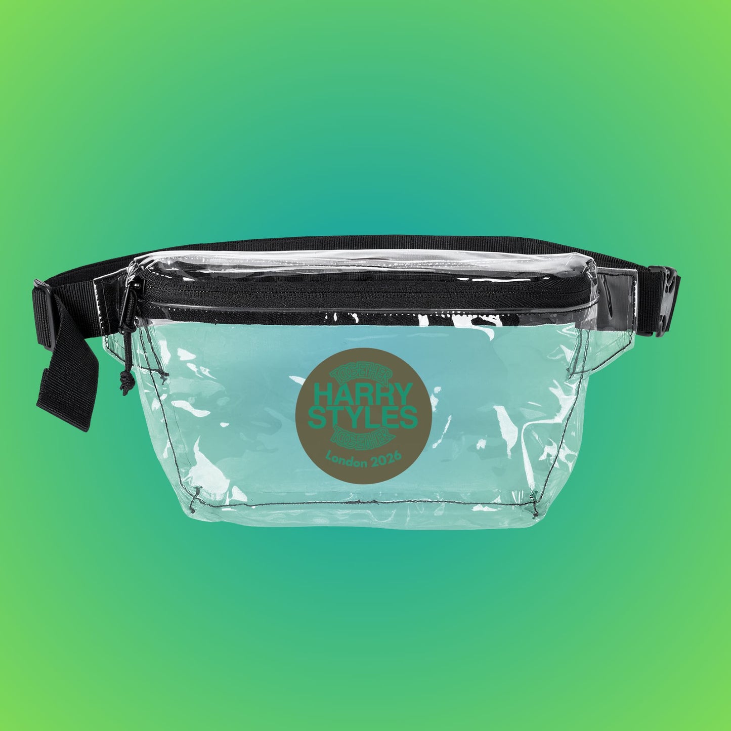 Clear Harry Styles Fanny Pack — Transparent Stadium Bag for Concerts & Travel