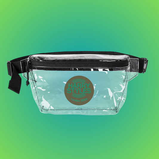 Clear Harry Styles Fanny Pack — Transparent Stadium Bag for Concerts & Travel