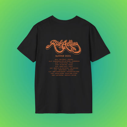 Rick Astley Summer 2024 Tour Graphic T-Shirt