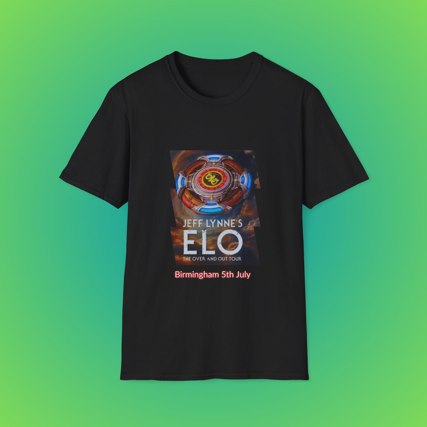 Jeff Lynne's ELO Birmingham 5th Over And Out Tour Shirt image 1