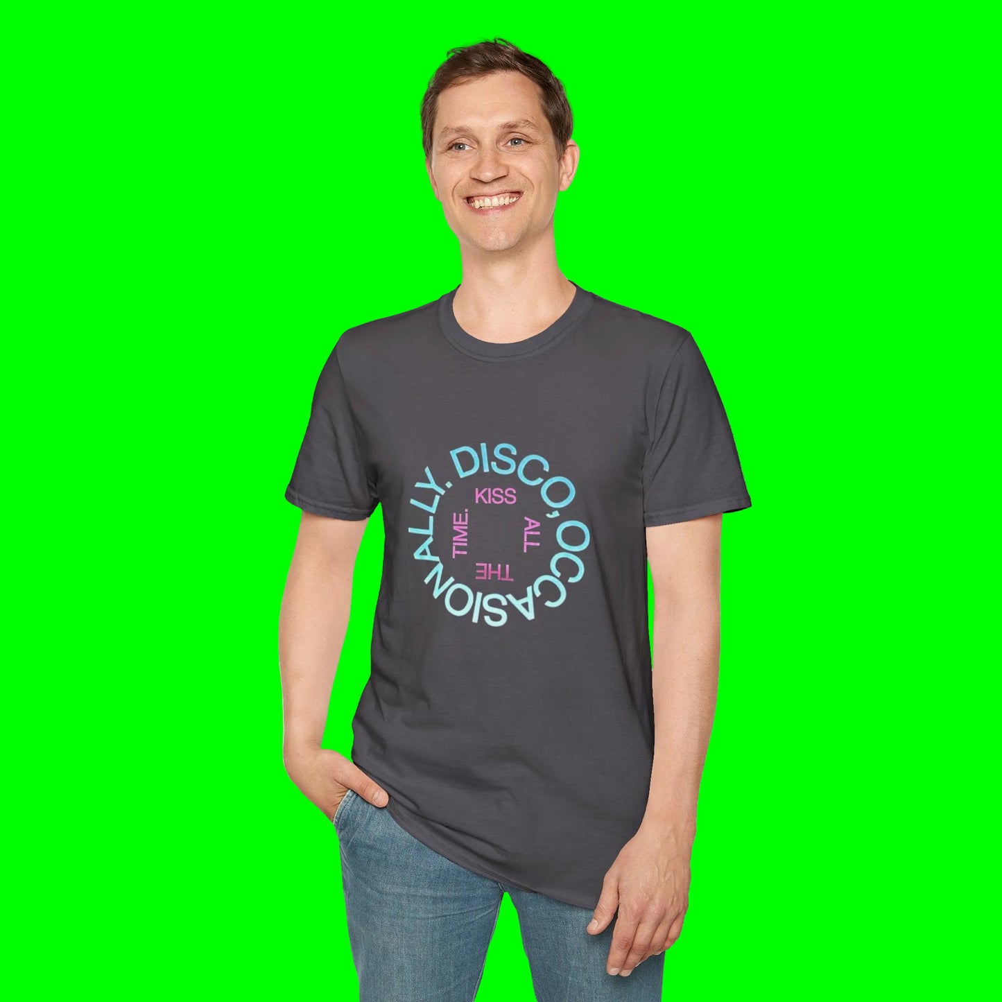 Harry Styles Kiss All the Time Disco Occasionally Graphic T-Shirt