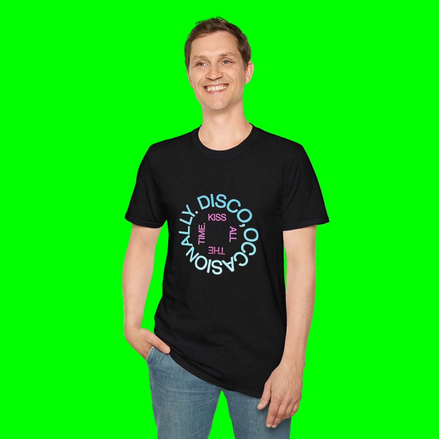 Harry Styles Kiss All the Time Disco Occasionally Graphic T-Shirt
