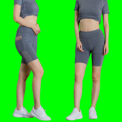 All Seasons Yoga Shorts Stretchable With Phone Pocket