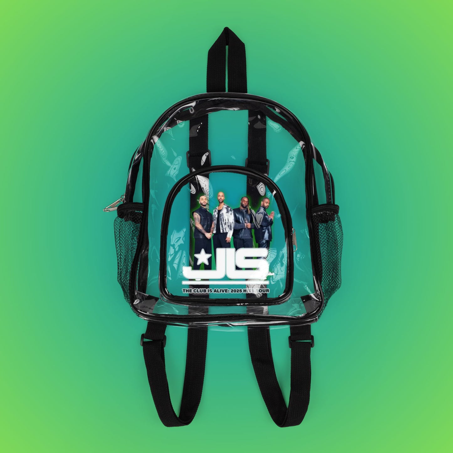 JLS Tour Stadium Backpack — Transparent Security School & Event Bag