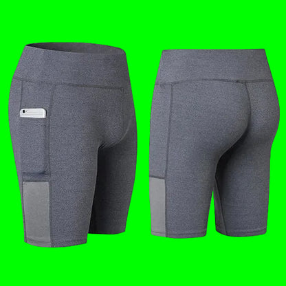 All Seasons Yoga Shorts Stretchable With Phone Pocket