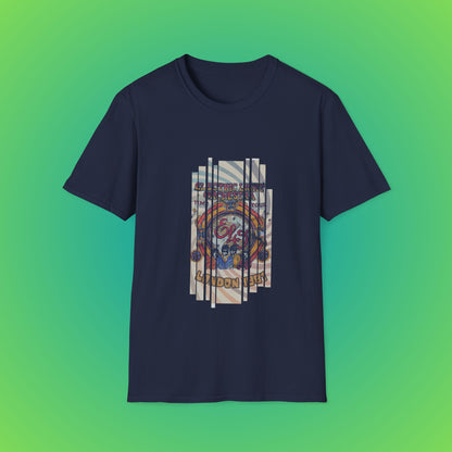 UK ELO Time Tour Unisex Softstyle T-Shirt - Navy, 3XL image