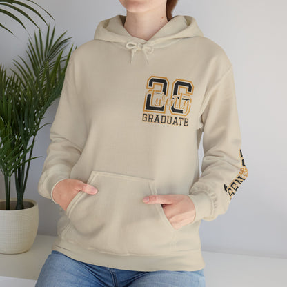 Custom Graduation Hoodie, Unisex Sweatshirt, Senior 2026 Apparel, Celebrate Graduation Day, Gift for Grads