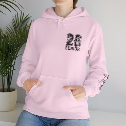 Custom Graduation Hoodie, Unisex Sweatshirt, Senior 2026 Apparel, Celebrate Graduation Day, Gift for Grads