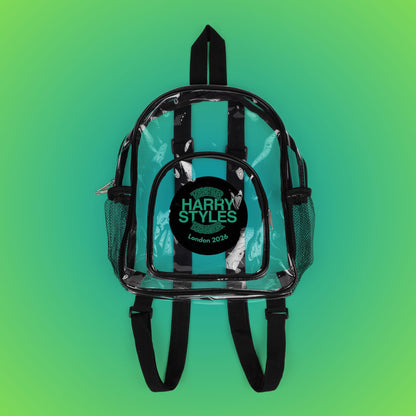 Harry Styles London Tour 2026 Clear Backpack